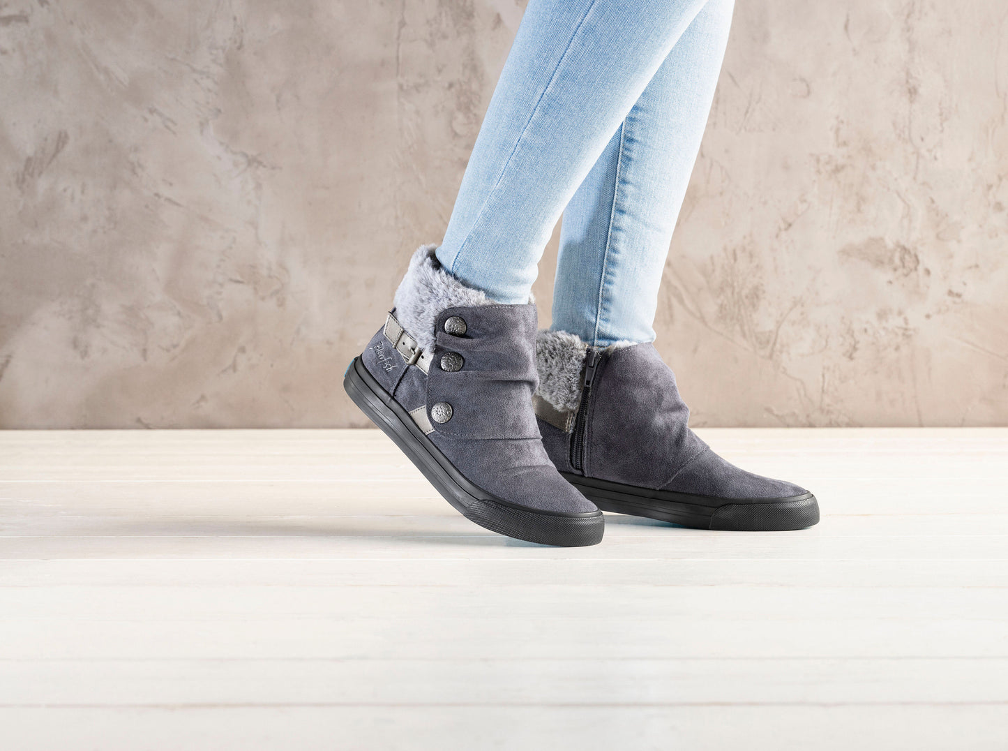 Blowfish Damen Stiefelette MAHOKIA grau, (Grösse: 40)