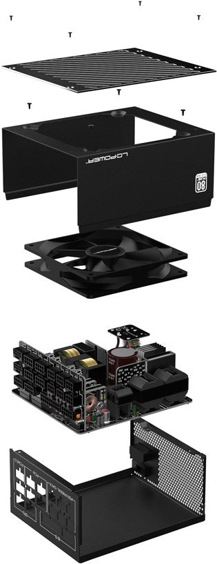 LC-Power LC1200P V3.0 Platinum Serie - 1200W