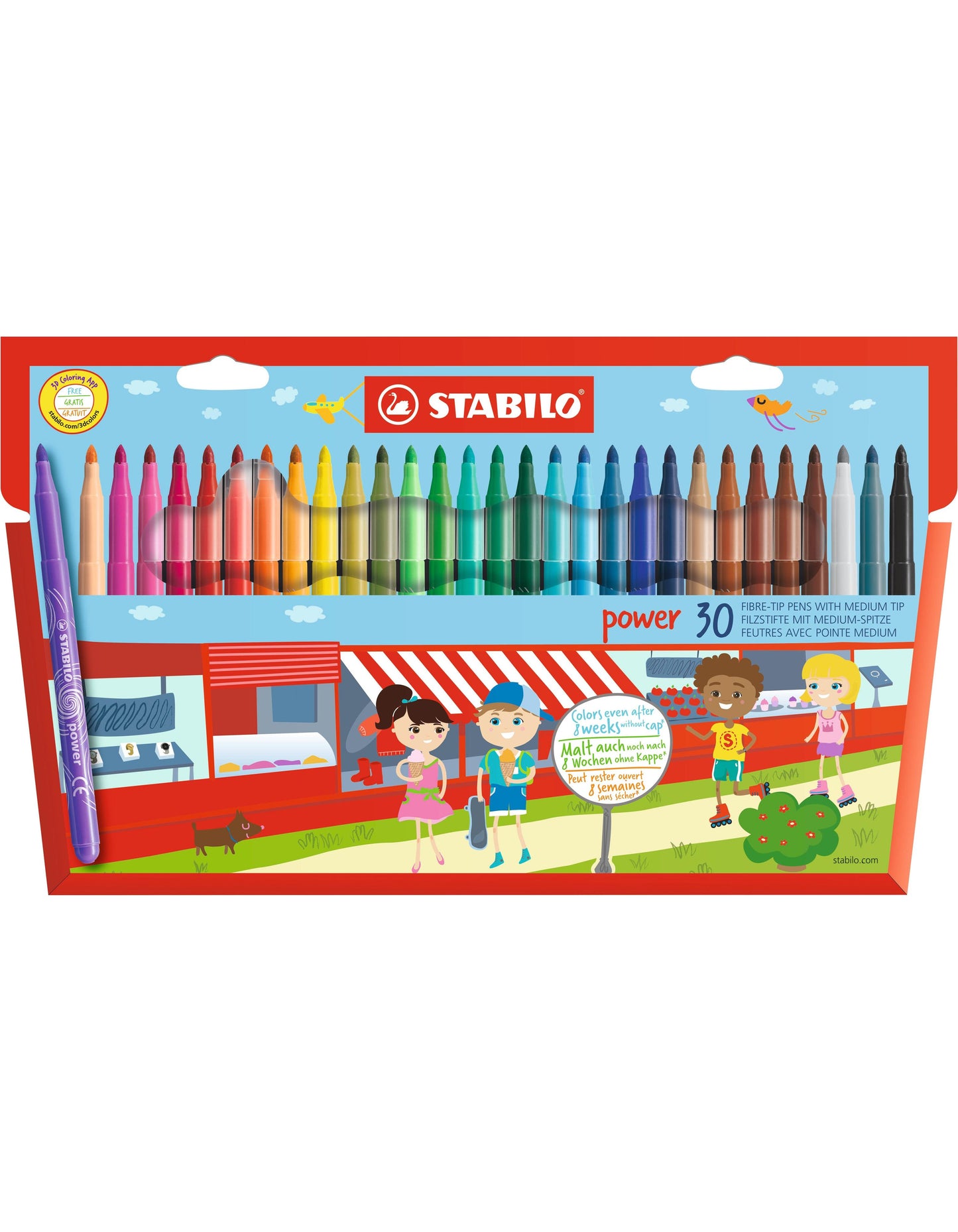 STABILO Power (Mehrfarbig, 30 x)