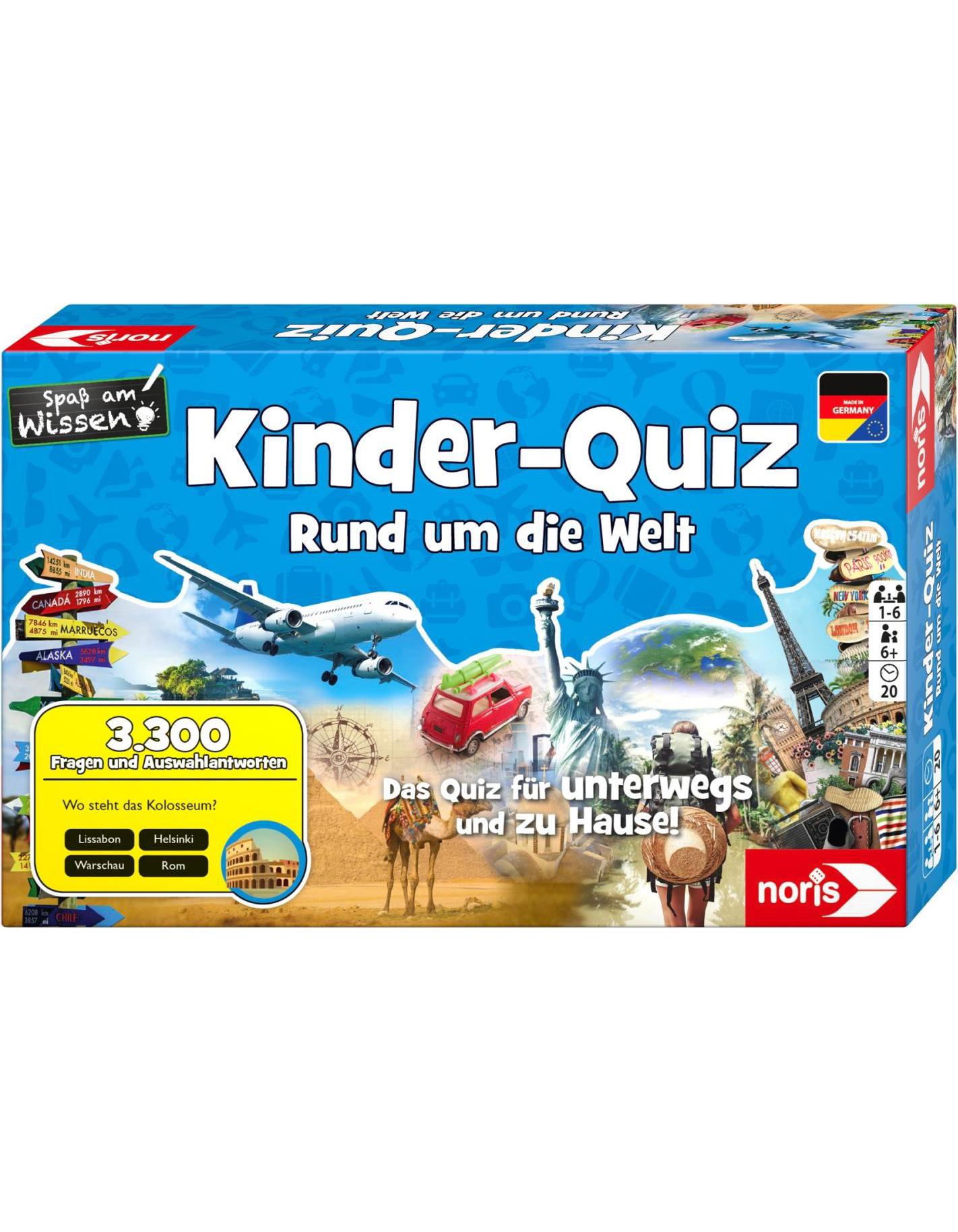 Kinder-Quiz Rund um die Welt (Kinderspiel)