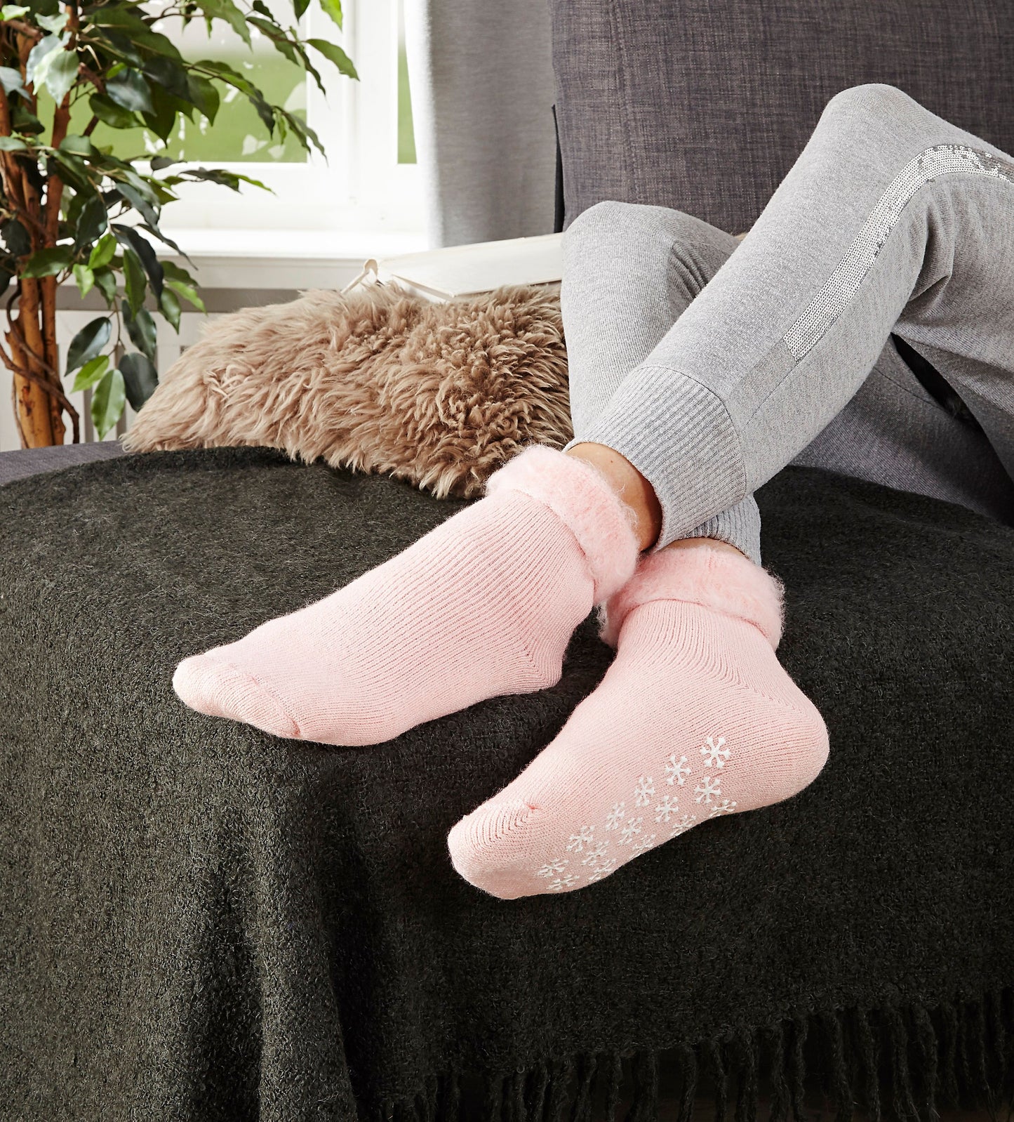 Kuschelsocken Antirutsch, 3er-Set (Grösse: 35-38)