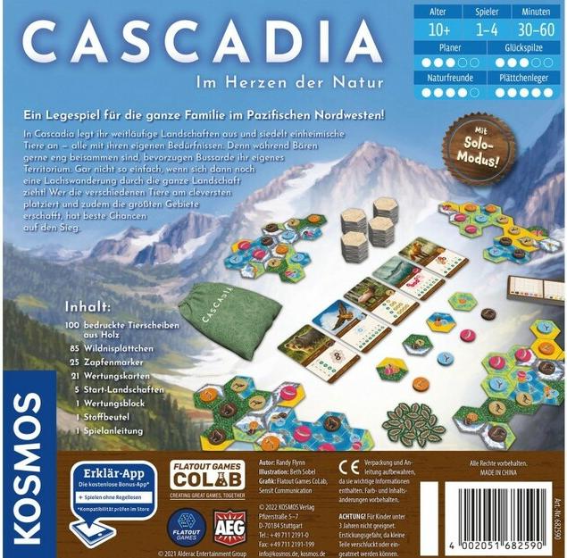 Kosmos Familienspiel Cascadia - Im Herzen der Natur