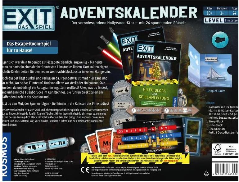 EXIT® Das Spiel - Adventskalender 2023