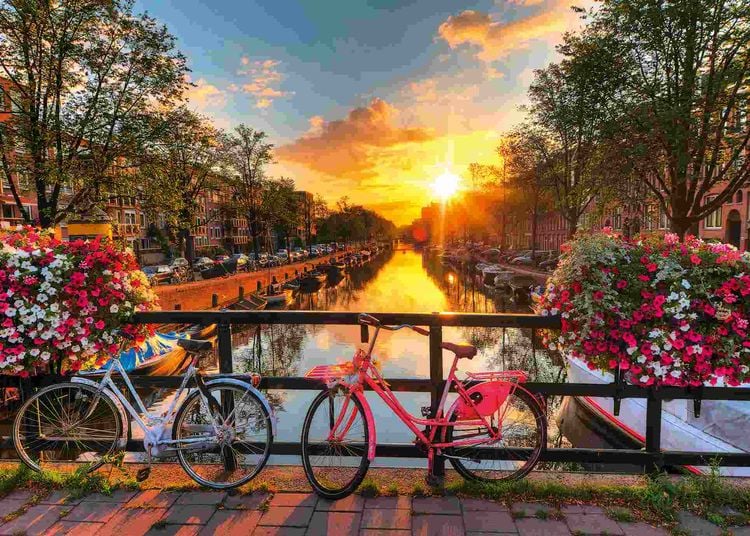 Ravensburger Fahrräder in Amsterdam (1000 Teile)