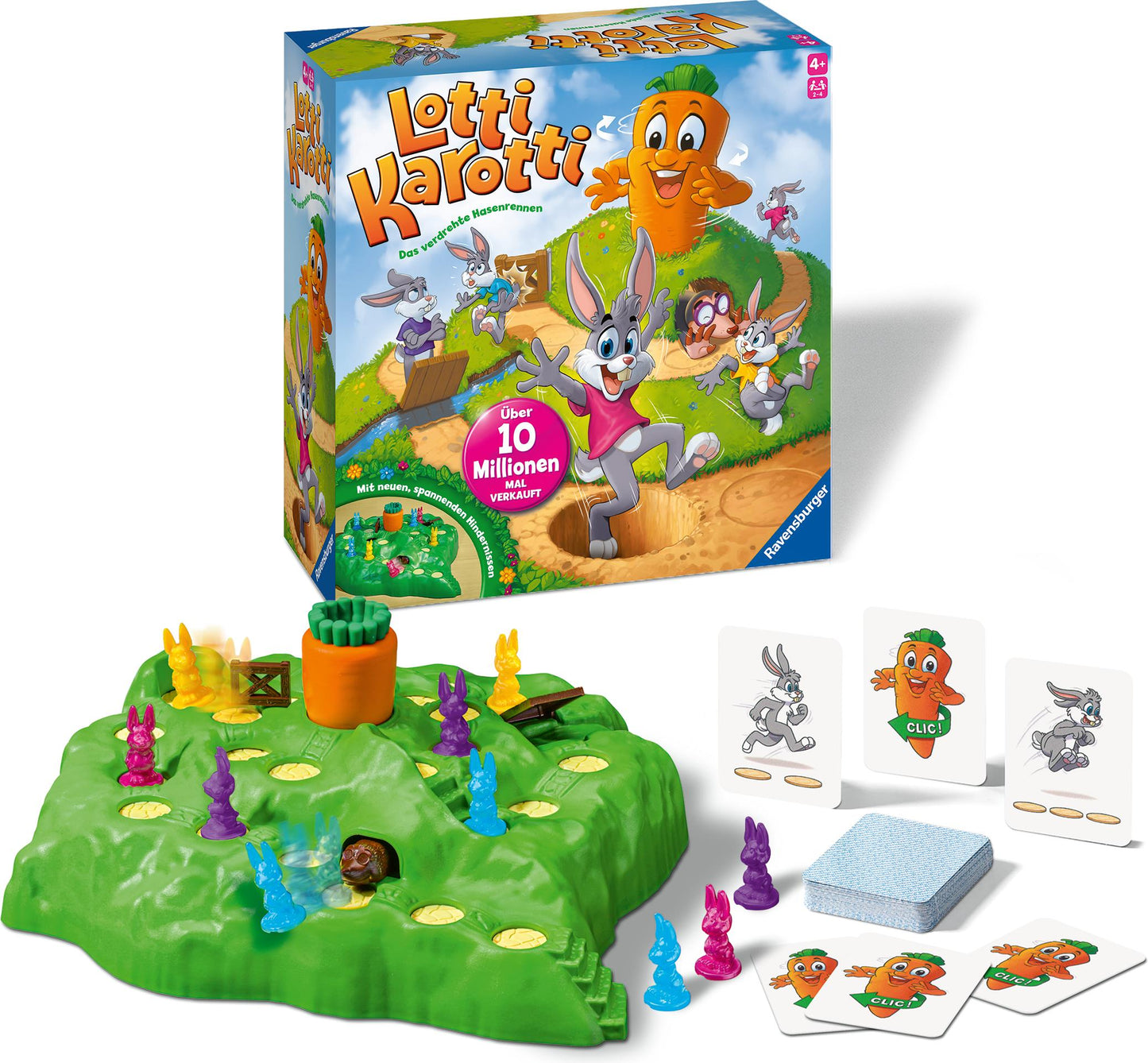 Kinderspiel LOTTI KAROTTI - Das verdrehte Hasenrennen