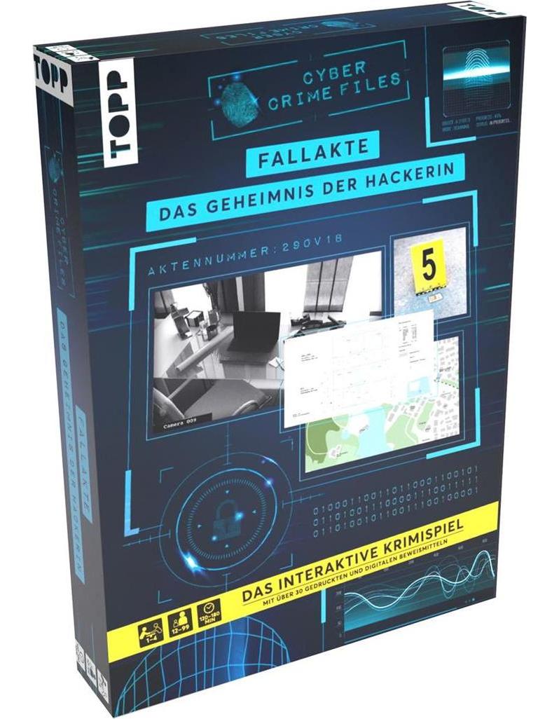 Frech TOPP Cyber Crime Files - Fallakte: Escape Room Krimispiel für alle Wohnzimmer-Hack (Deutsch, 2022, Hans Pieper)