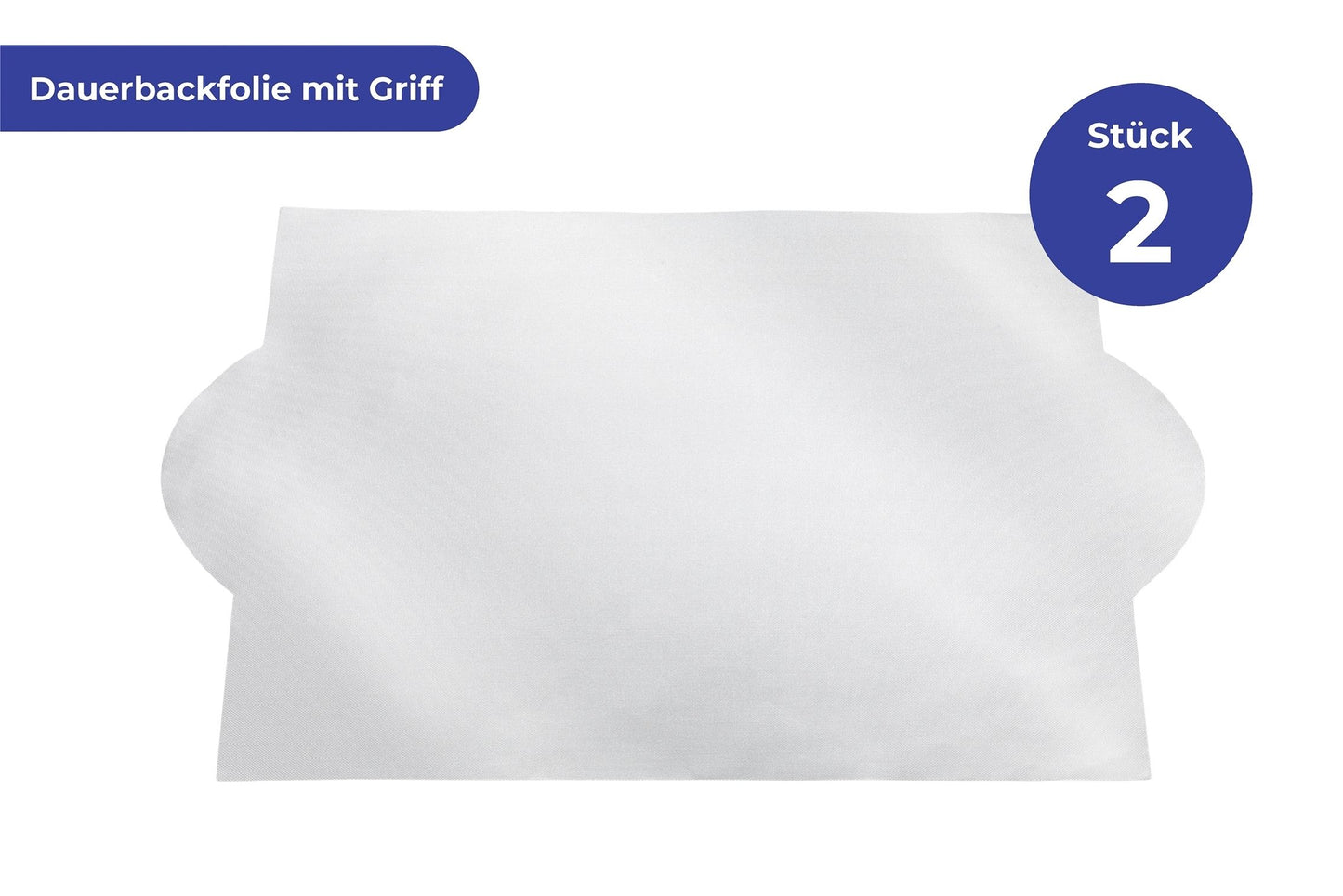 Dauerbackfolie mit Griff, 2er Set