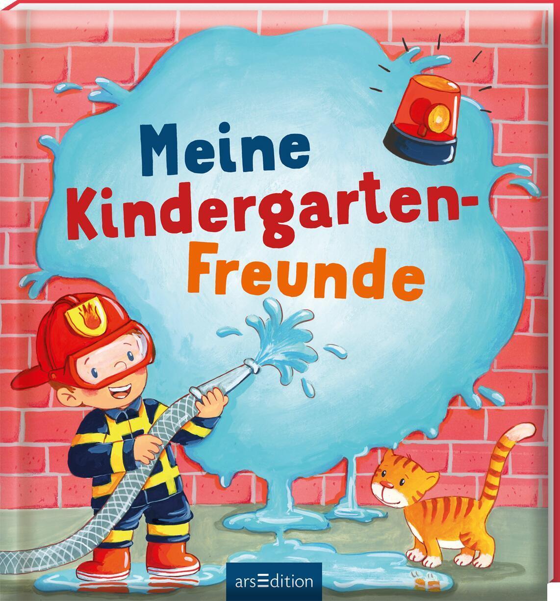 Magni Meine Kindergarten-Freunde (Im Einsatz): Freundebuch für Jungen und Mädchen ab 3 Jahren