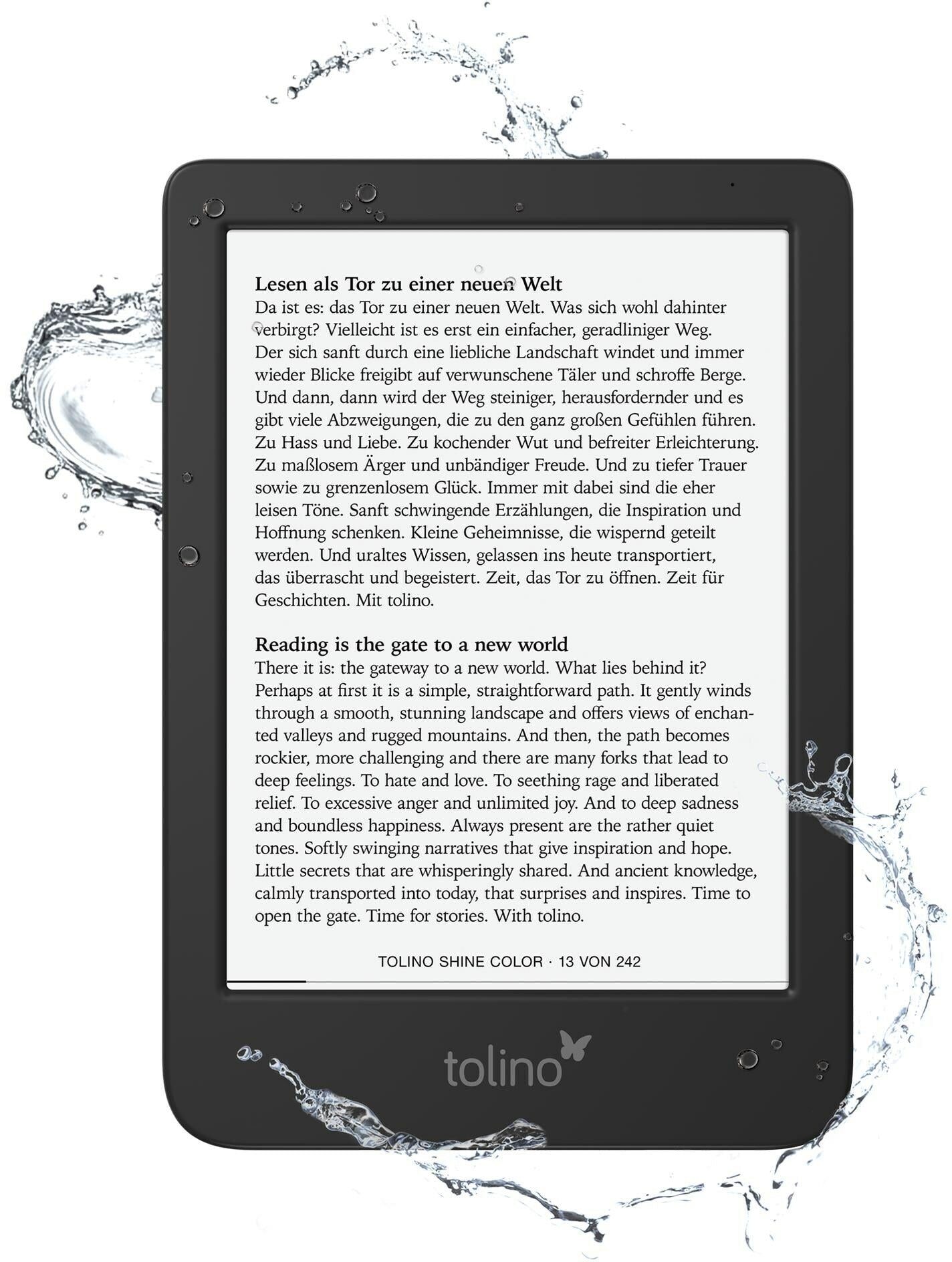 tolino Shine Color (6", 16 GB, Schwarz)