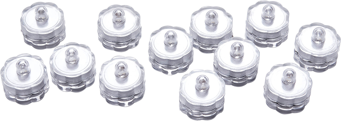 LED-Teelichter "Colori", wasserdicht, 12er-Set (Lichtfarbe: Farbwechsel)