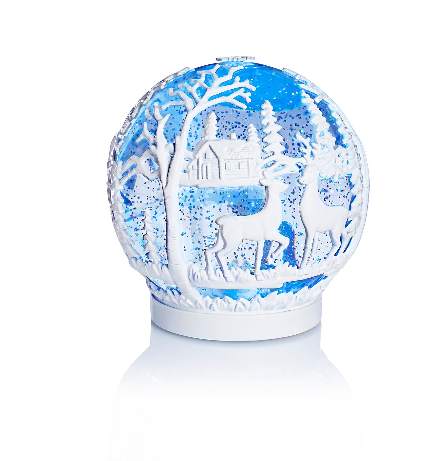 LED-Kugelleuchte "Schneegestöber"