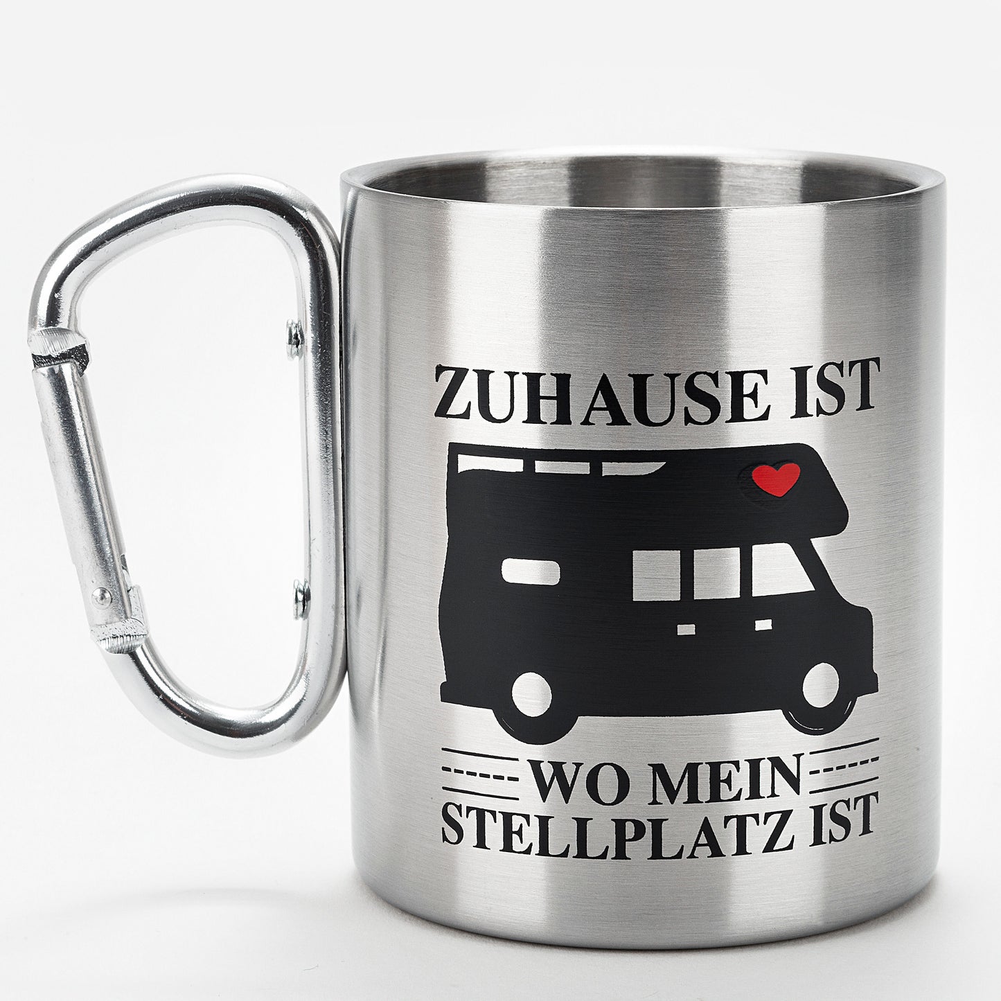 Doppelwandiger Thermo-Becher "Zuhause ist
"