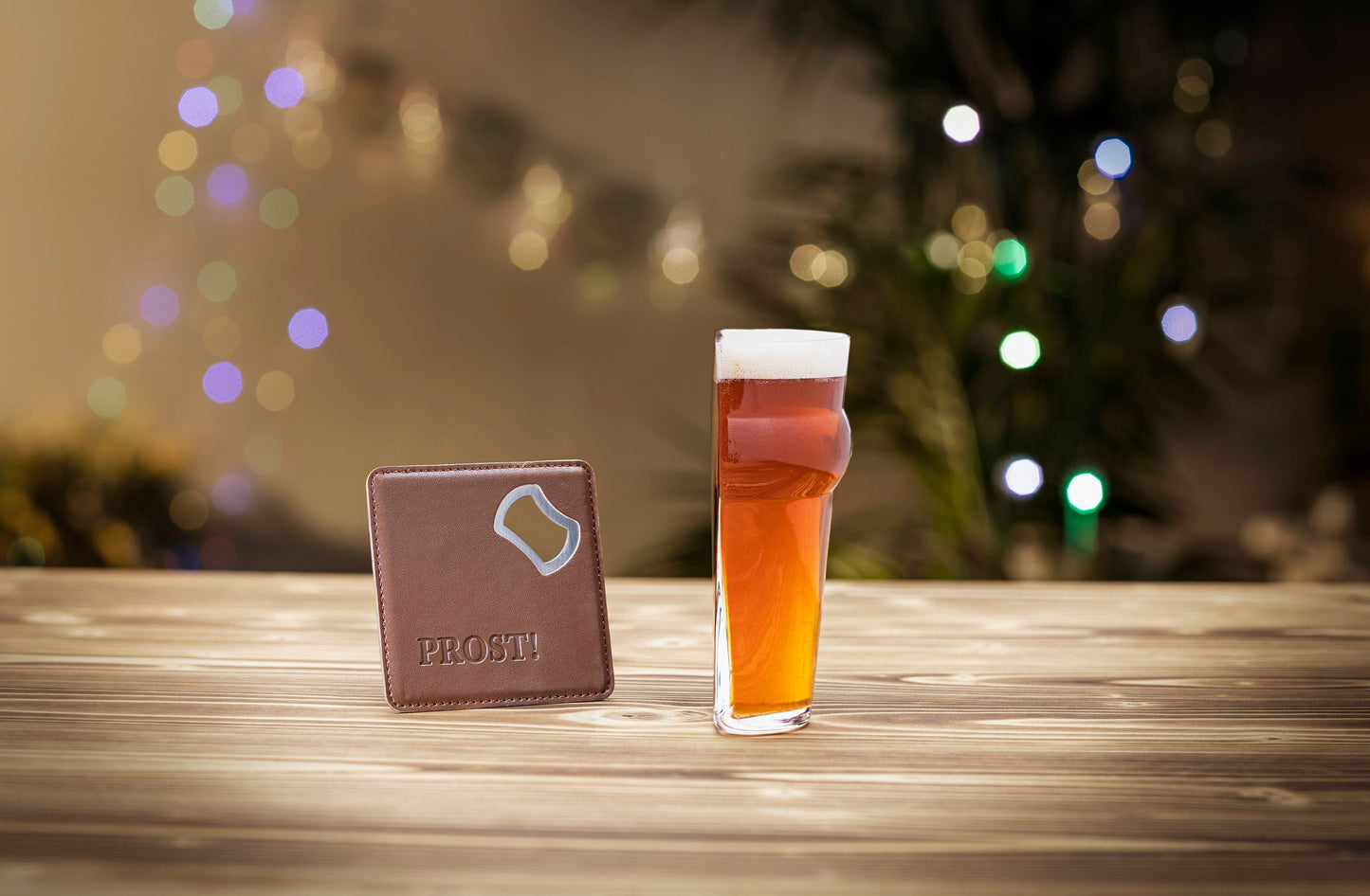Geschenkset "Bier" mit Untersetzer
