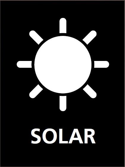 Solar-Hängedeko "Flame" 3er-Set