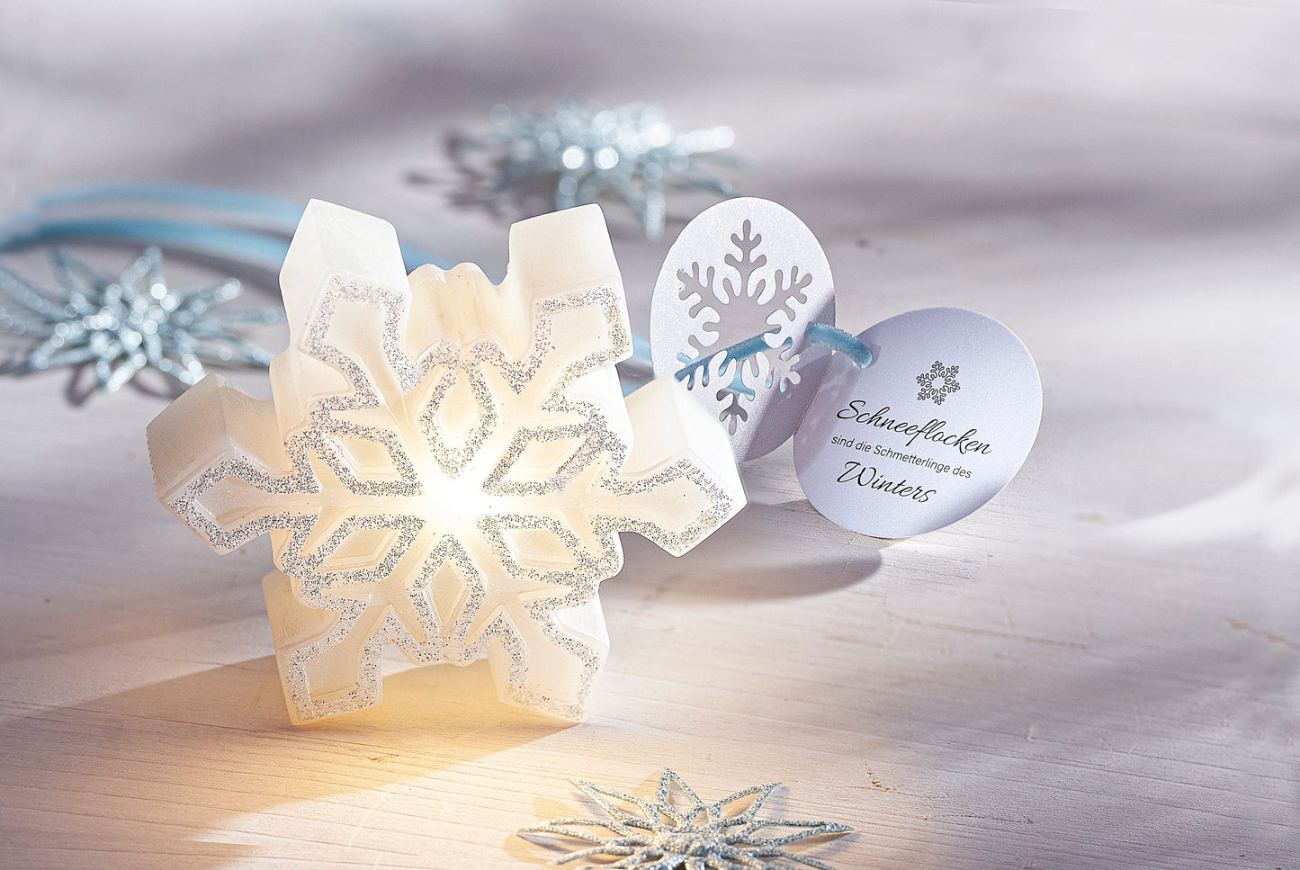 LED-Geschenkset "Schneeflocke"