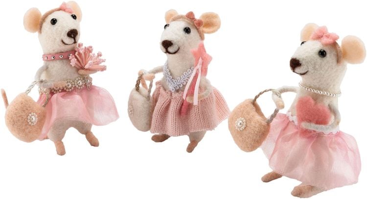 Geldgeschenk Mäuse "Freundinnen" 3er-Set