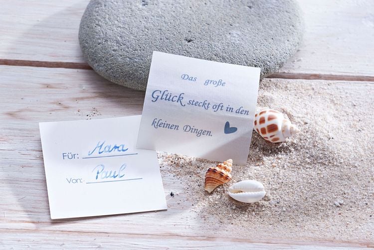 Geschenkset Wunscherfüller "Flaschenpost" 3er-Set