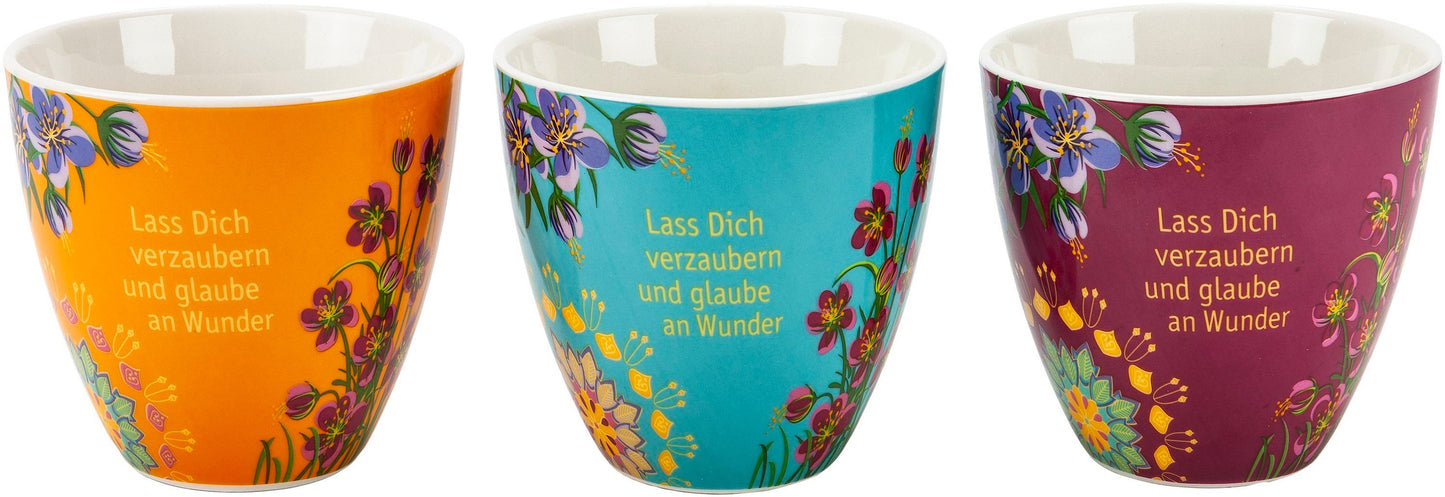 Becher "Das Leben ist schön!" 3er-Set