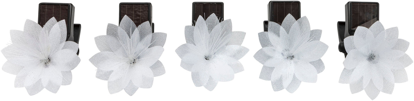 Solar-Clips "Flower" 3er-Set
