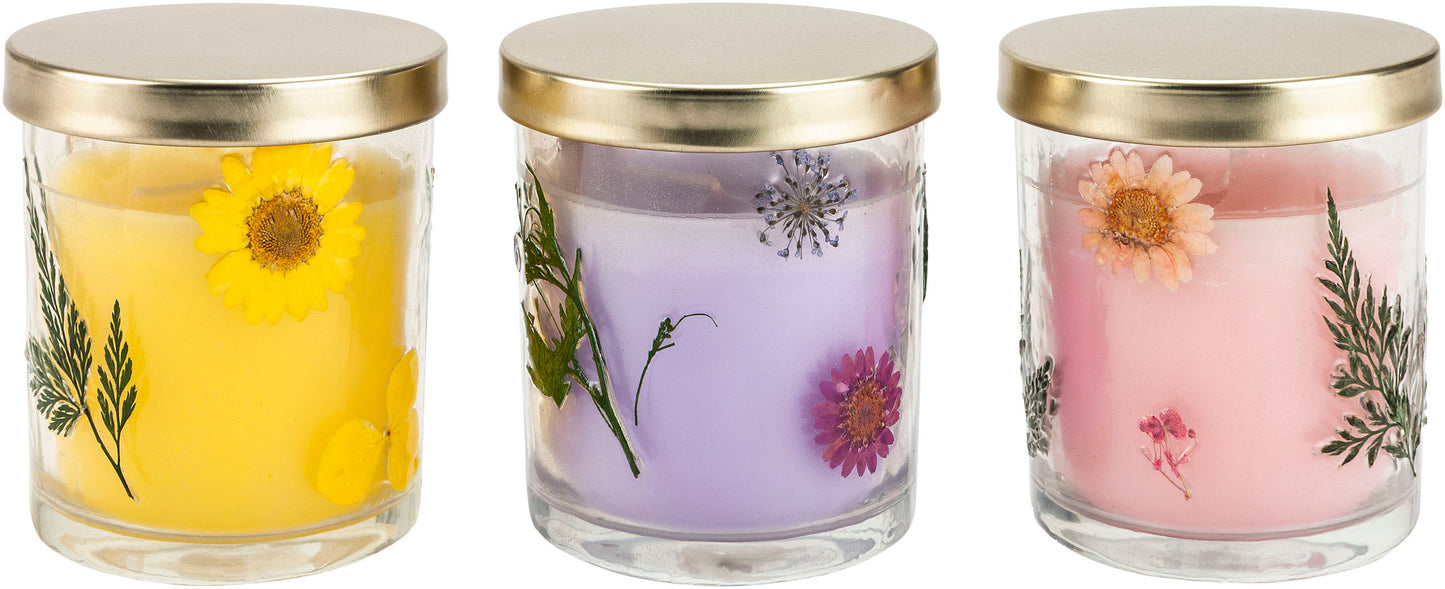 Duftkerzen im Glas "Blossom" 3er-Set