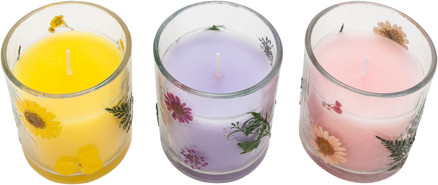 Duftkerzen im Glas "Blossom" 3er-Set