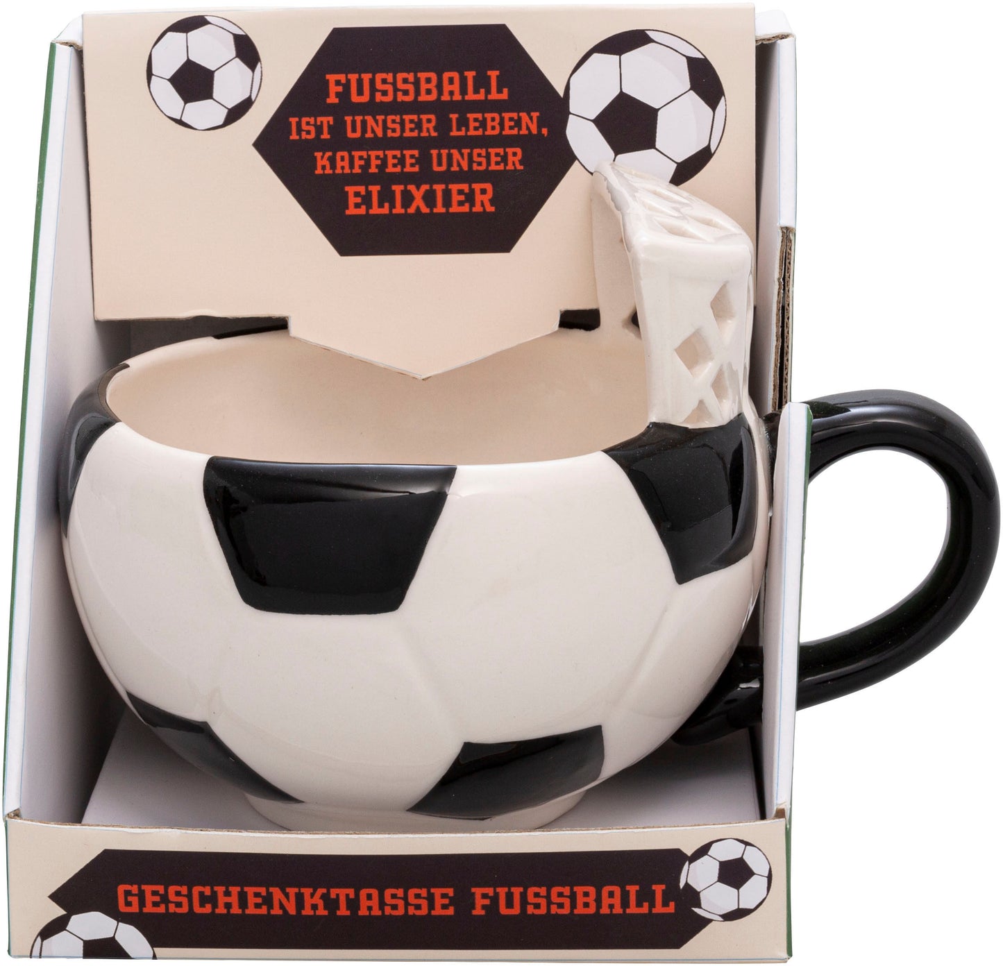 Geschenktasse Fussball