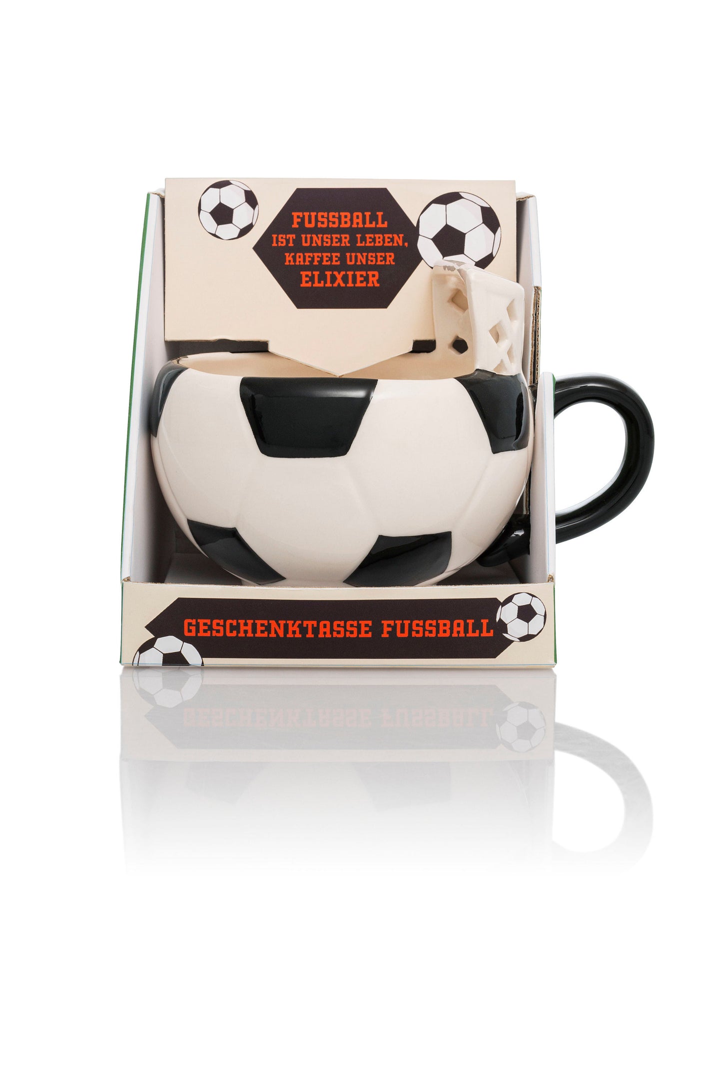 Geschenktasse Fussball