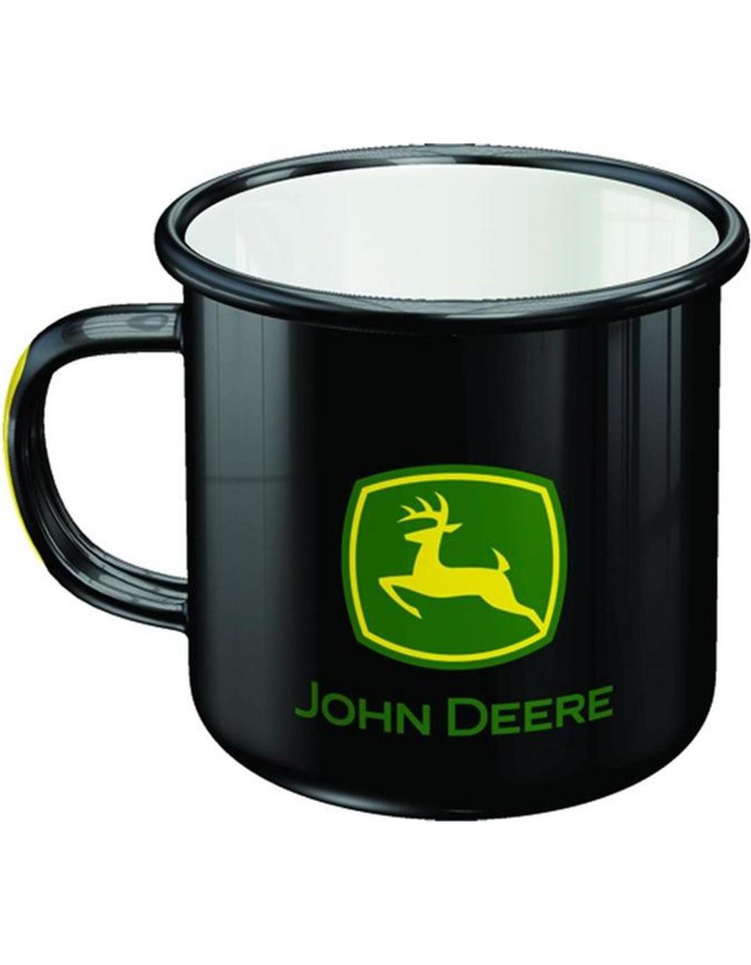 Nostalgic-Art Merchandising Universaltasse John Deere 360 ml, 1 Stück, Schwarz (360 ml, 1 x)