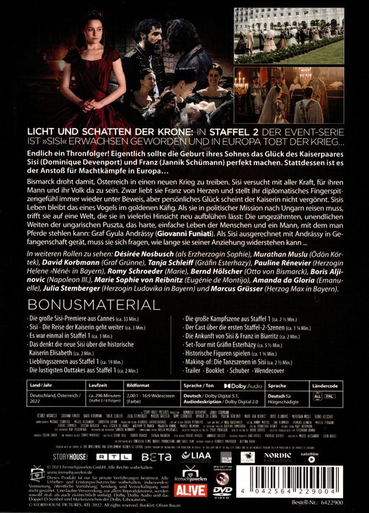 Sisi-Staffel 2 Filmjuwelen 2DVD