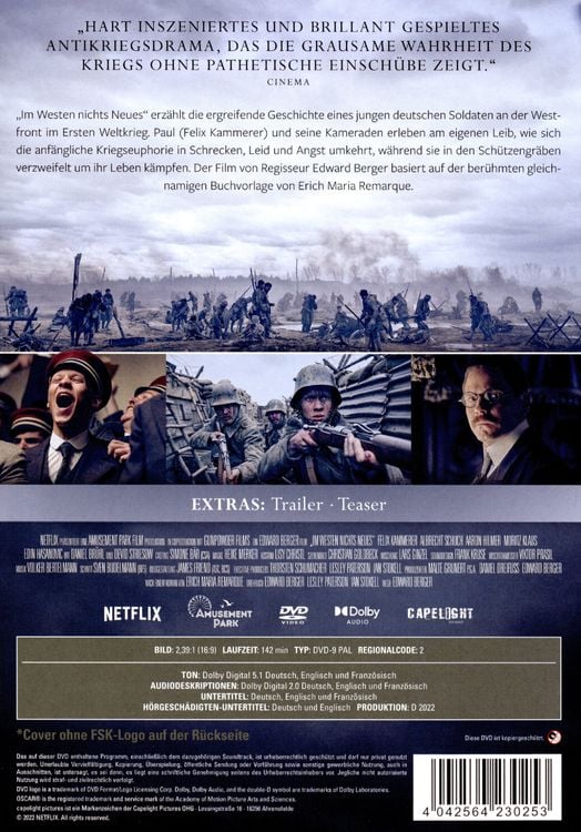 Im Westen nichts Neues (2022) -DVD