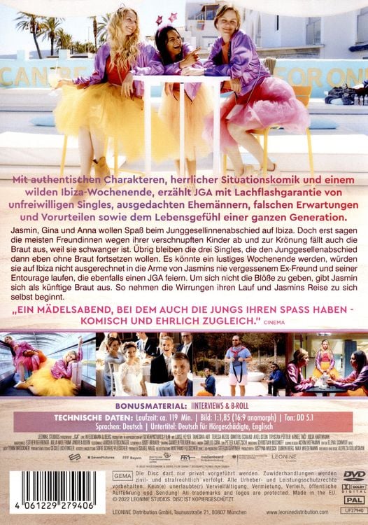 Universum JGA: Jasmin. Gina. Anna. (DVD, 2022, Deutsch)
