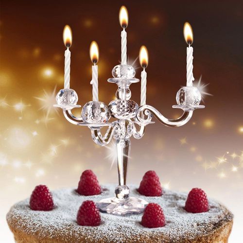 Kerzenständer Bling Bling für Kuchen inkl. Kerzen