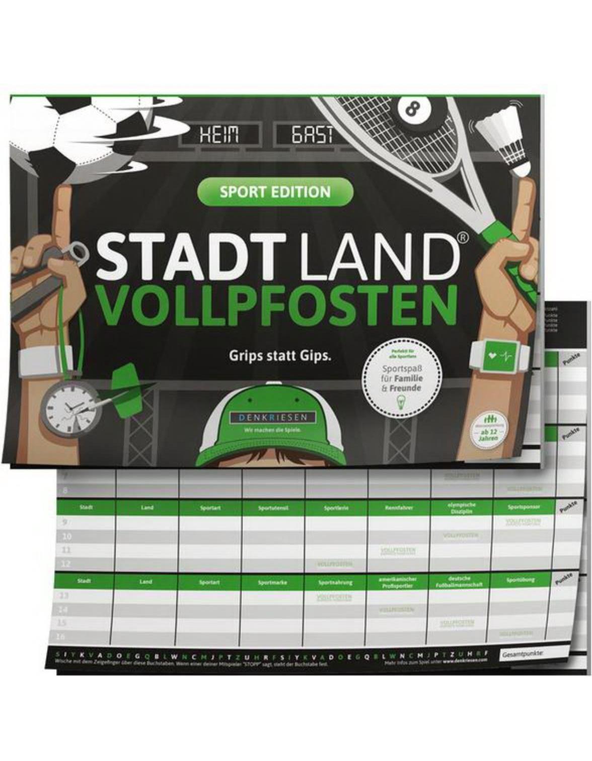 Denkriesen Stadt Land Vollpfosten - Grips statt Gips
