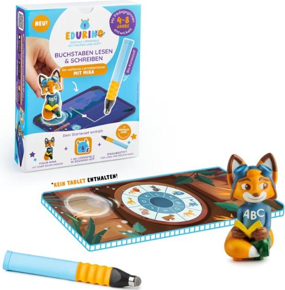 EDURINO Lernfigur-Set MIKA 2 - BUCHSTABEN LESEN & SCHREIBEN inkl. Stift