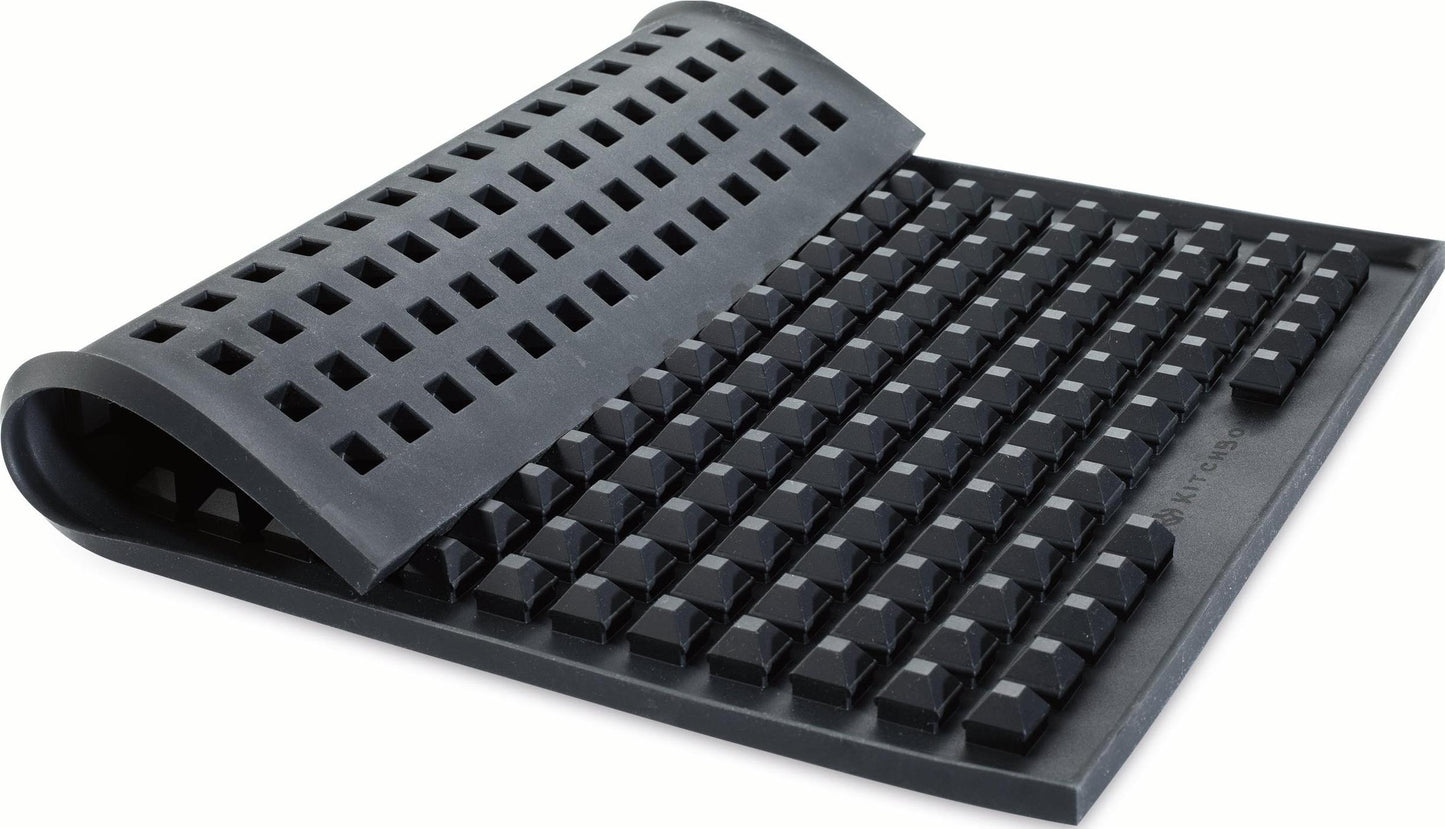 KitchBo Silikon-Backmatte Starter Set 8-tlg. 37x28cm schwarz