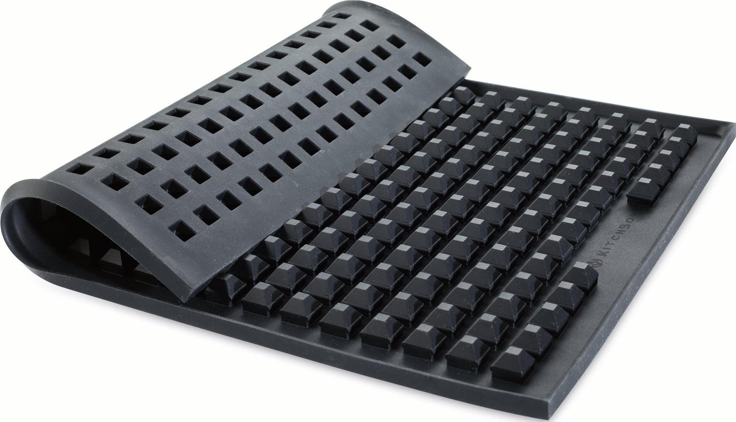 KitchBo Silikon-Backmatte Starter Set 8-tlg. 37x28cm schwarz