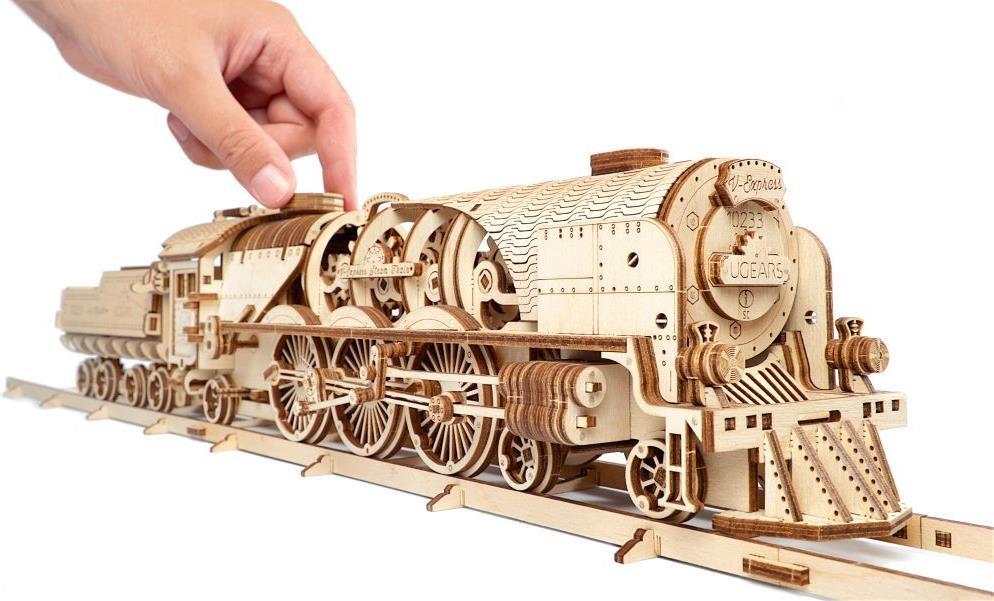3D Puzzle Zug mit Wagen 538PCS