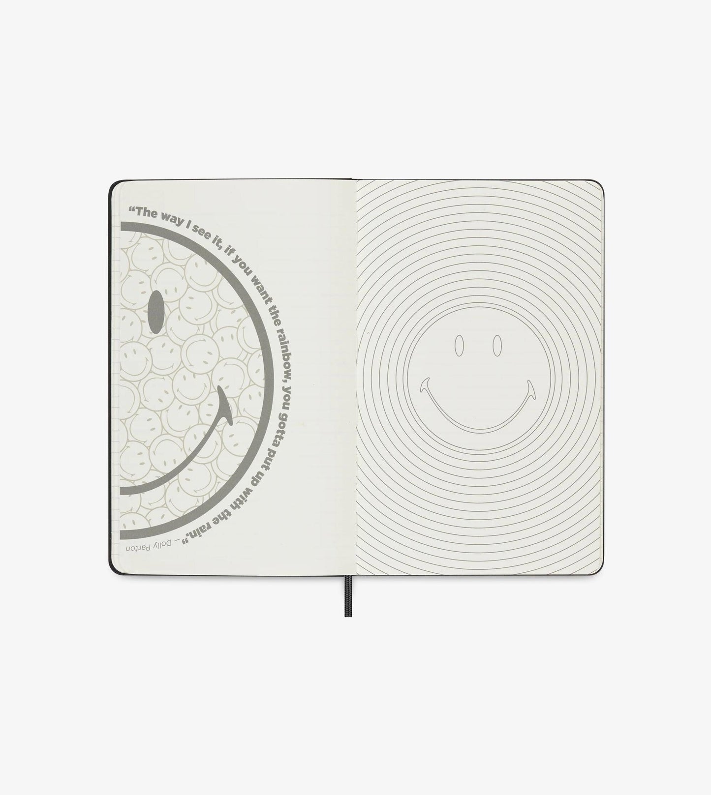 Moleskine Notizbuch - Smiley, Large/A5, Fester Einband, Liniert, Smiley Logo
