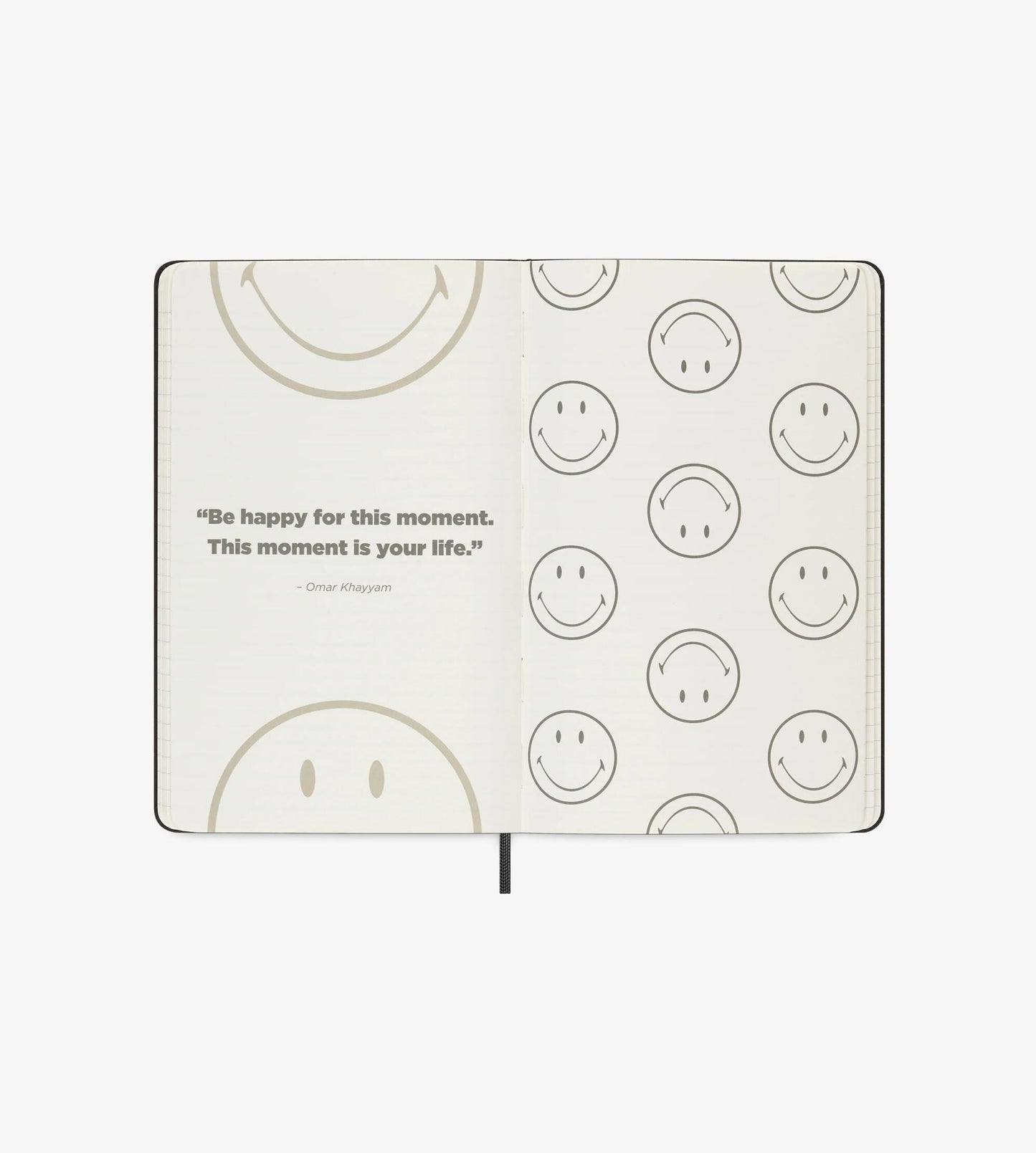 Moleskine Notizbuch - Smiley, Large/A5, Fester Einband, Liniert, Smiley Logo