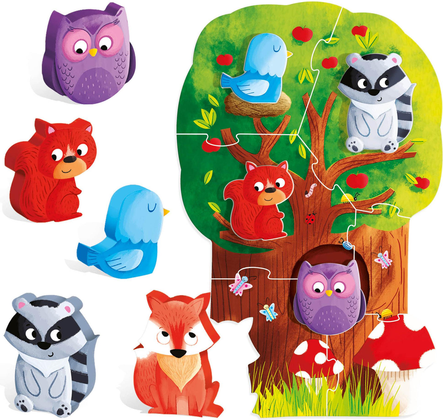 Montessori Puzzles Wald