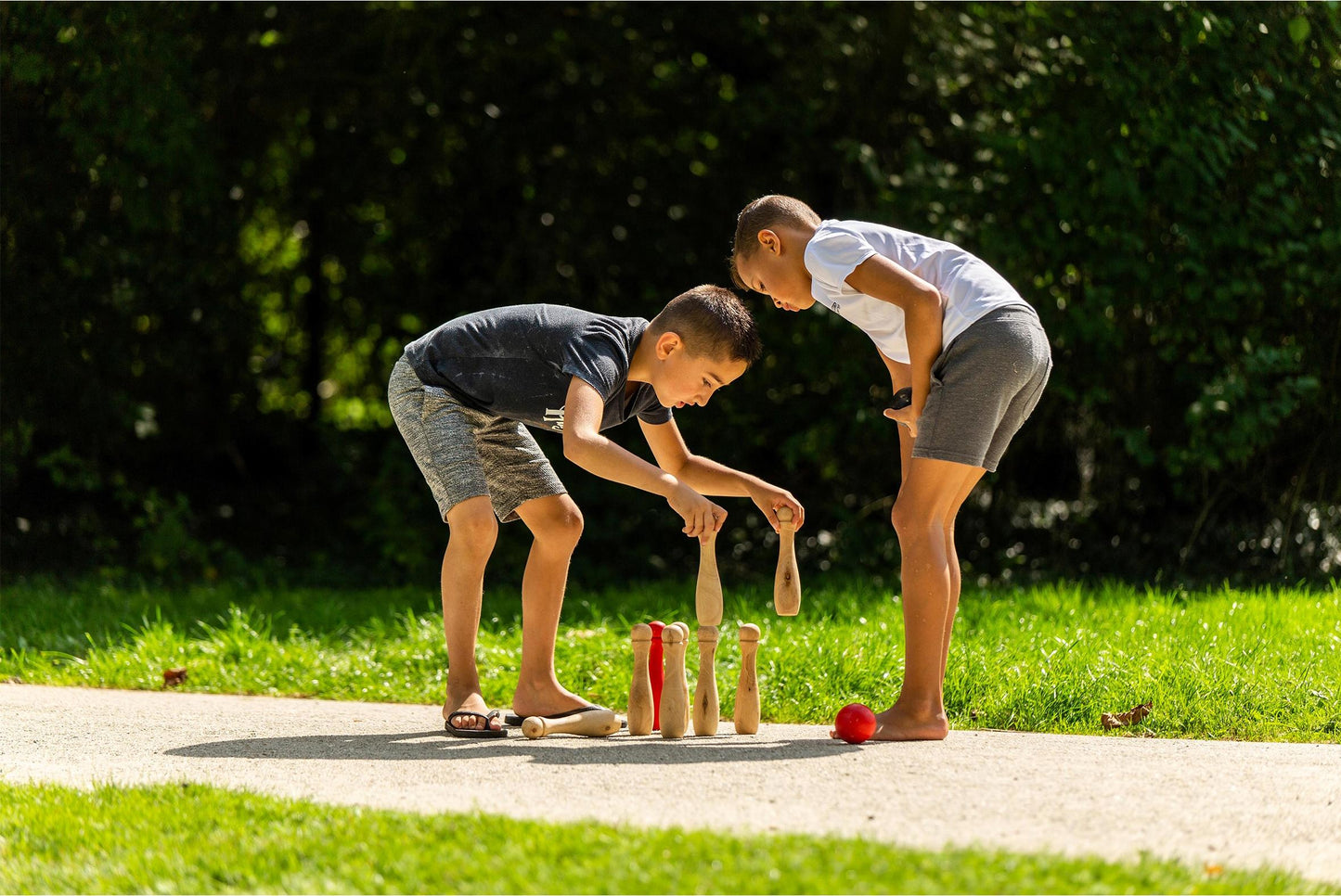 Outdoor Bowling Spiel