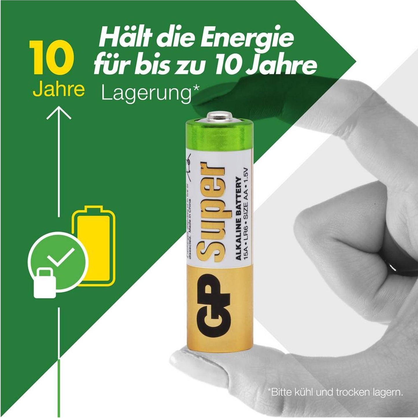 AA Batterie GP Super Alkaline 1,5V , 40er Pack