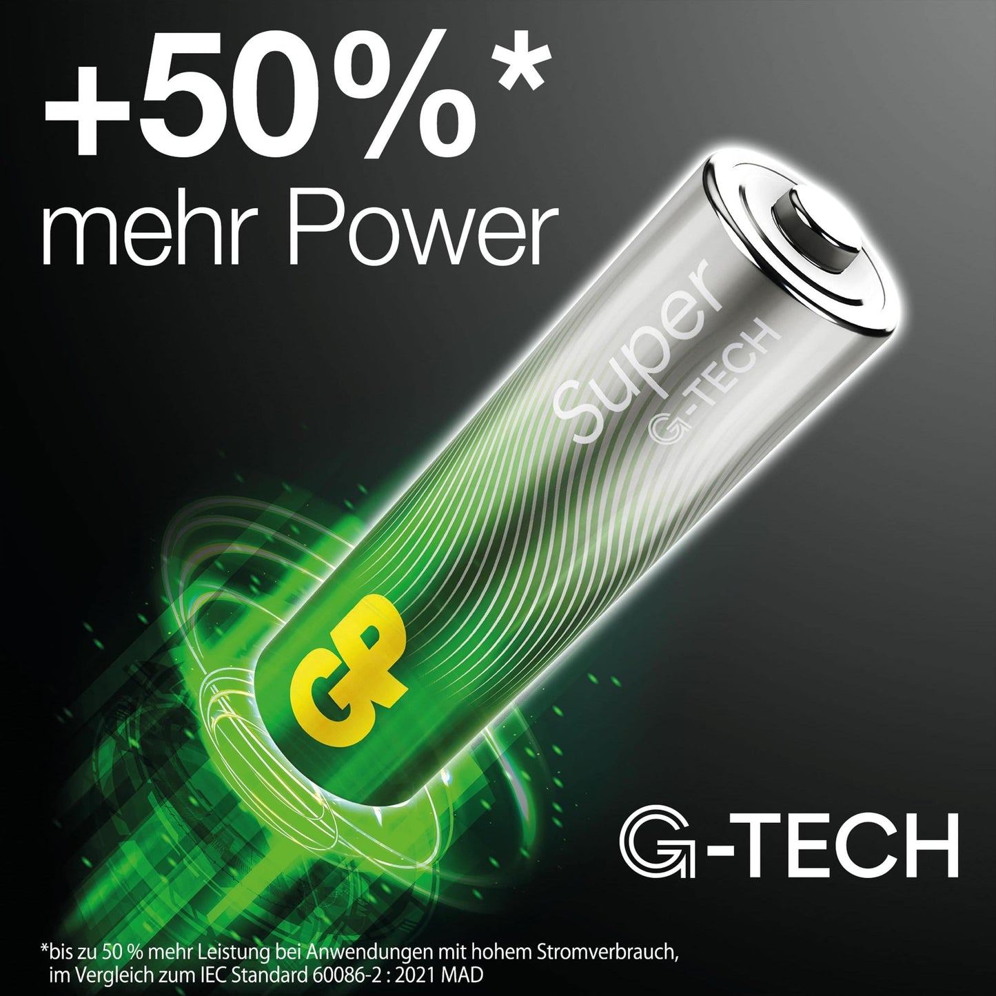 AA Batterie GP Alkaline Super, Mignon LR06, 1,5V, 80 Stück