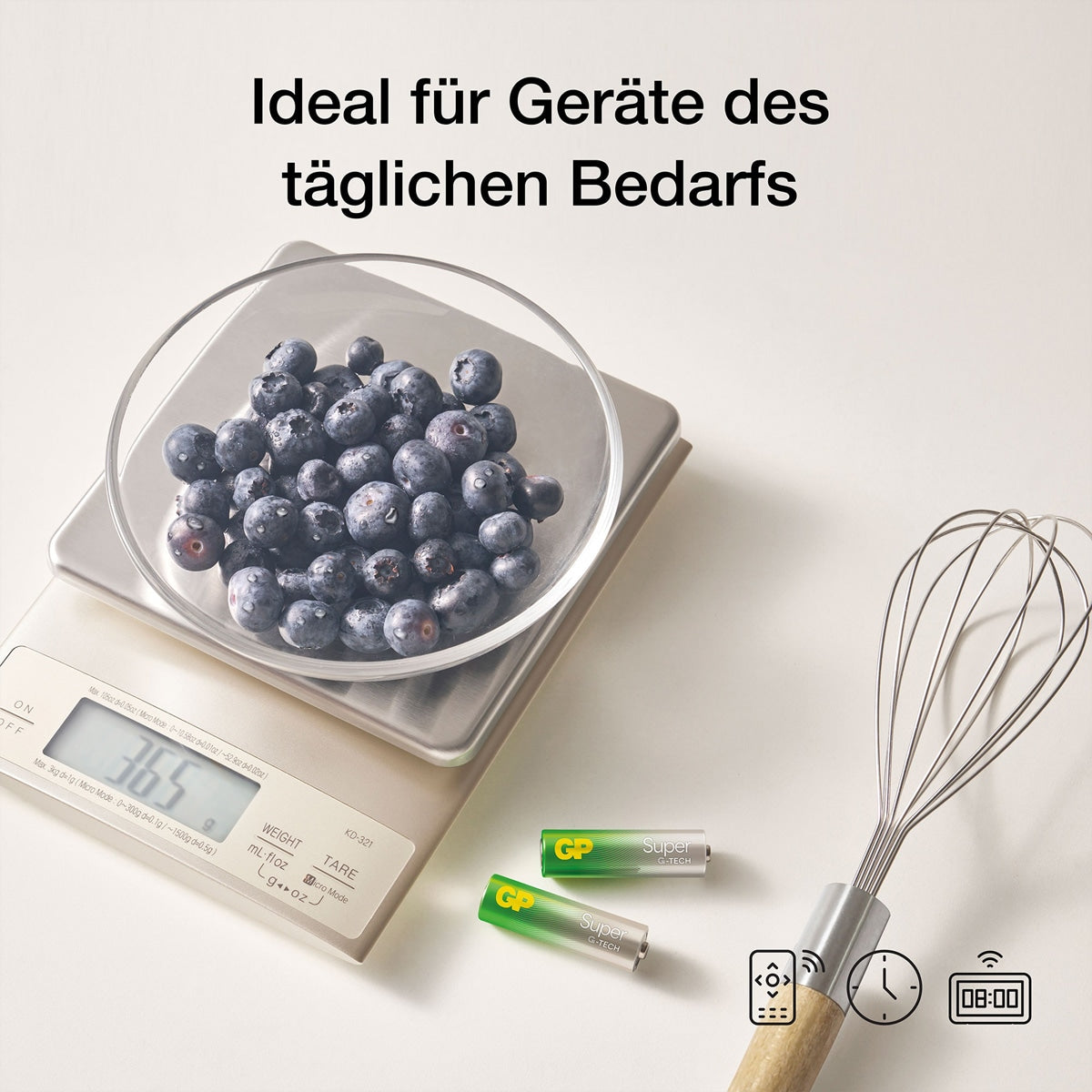 AA Batterie GP Alkaline Super, Mignon LR06, 1,5V, 80 Stück