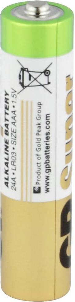 AAA Batterie GP Alkaline Super, Micro LR03, 1,5V, 80 Stück