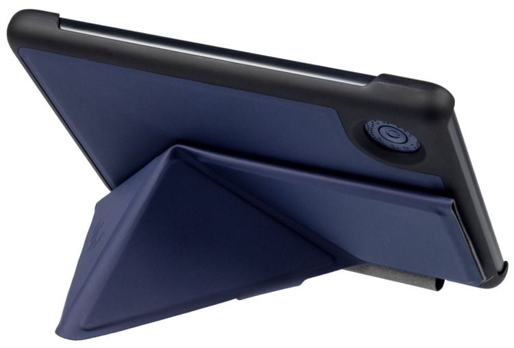 tolino shine 4, Schutztasche mit Origami Standfunktion (Farbe:blau)