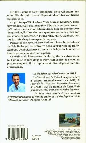 Rosie & Wolfe La vérité sur l'affaire Harry Quebert (Französisch, 2022, Joël Dicker)