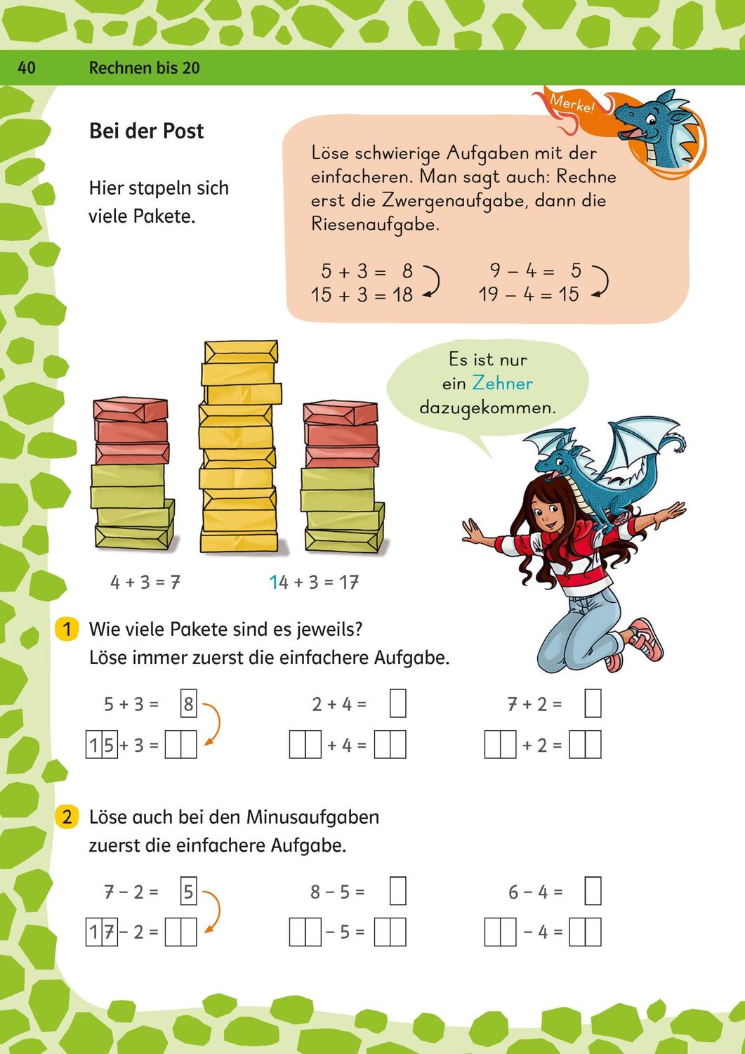 Klett Team Drachenstark: Das grosse Trainingsbuch Mathe 1. Klasse