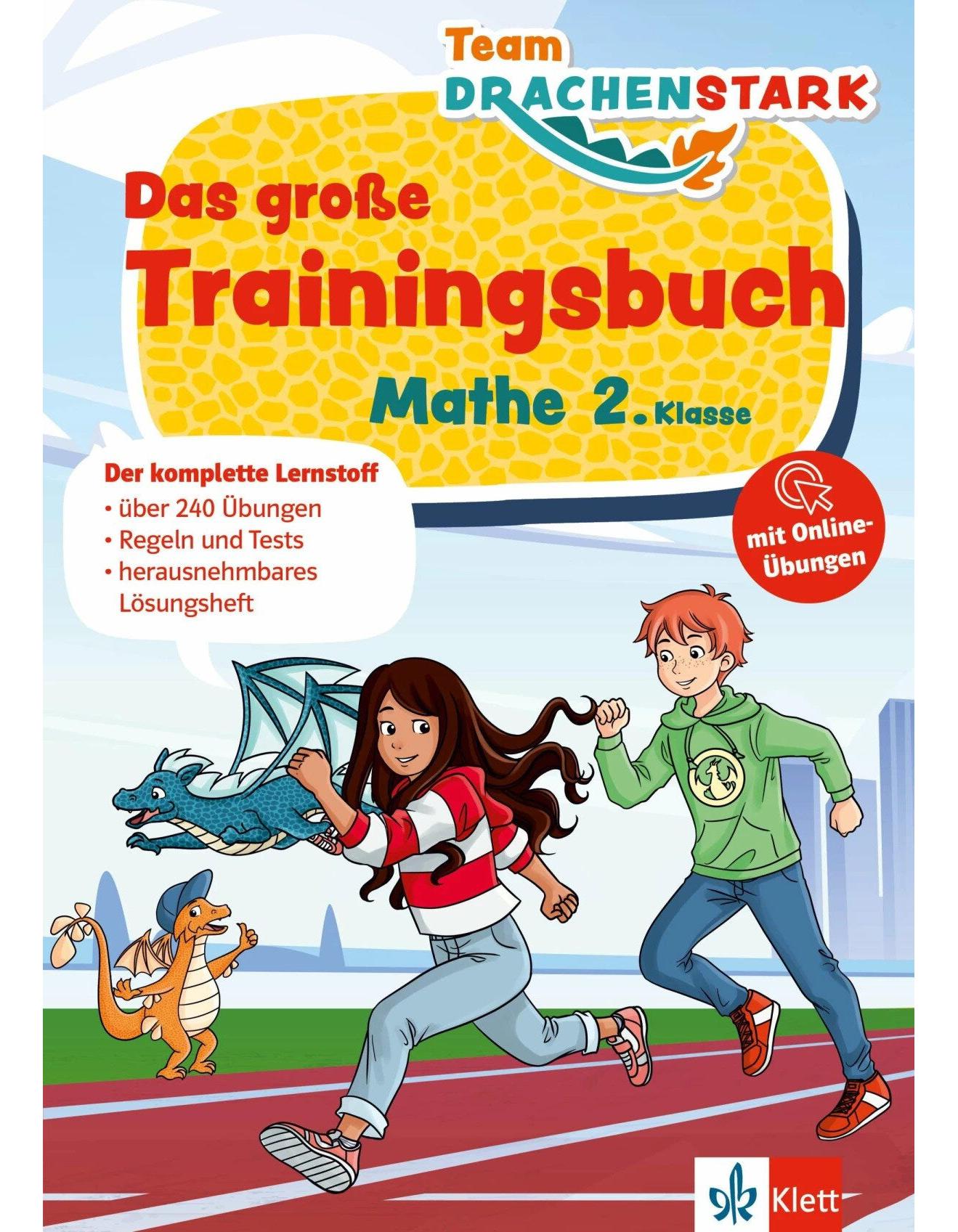 Klett Team Drachenstark: Das grosse Trainingsbuch Mathe 2. Klasse