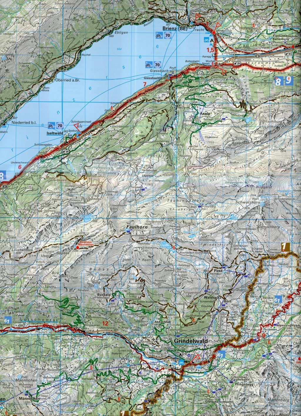 Kümmerly+Frey Velokarte 22 Berner Oberland Ost, Goms 1:60.000